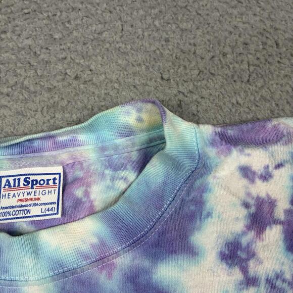 Vintage Crosby Stills Nash & Young T-Shirt Men’s Large Tour of America Tie Dye - Picture 3 of 12